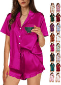Women's Satin Pajama Set - 2 Piece