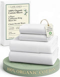 Linen Bed Sheet Set - California King - 4 Piece
