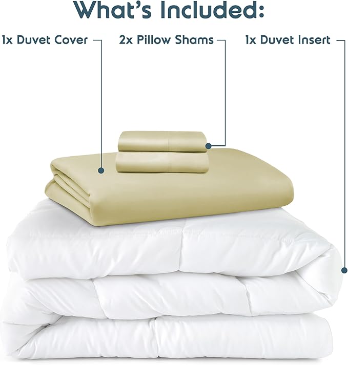 Down Alternative Duvet Cover Set - California King - 4 Piece