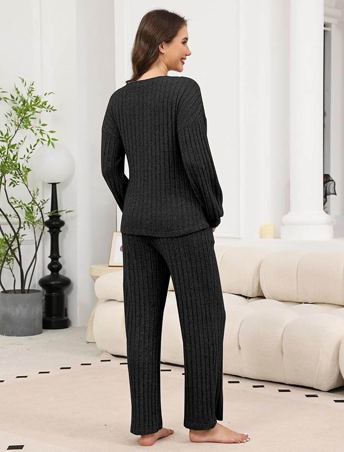 Women's Pants Pajama Set - Long Sleeve - 2 Piece