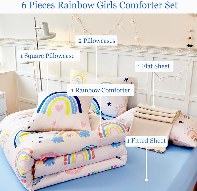 Comforter Set - Twin - 6 Piece