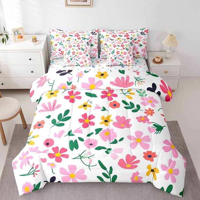 Microfiber Comforter Set - Twin - 7 Piece