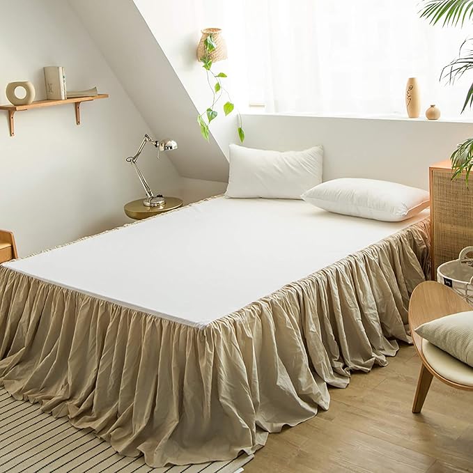 Linen Bed Skirt - King