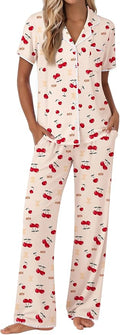 Women's Pajama Set - Short Sleeve - 2 Piece