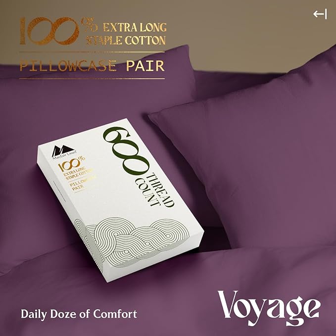 Linen Pillowcase Set - Queen - 2 Piece