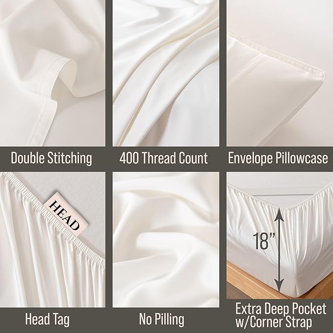 Bamboo Cooling Bed Sheet Set - King