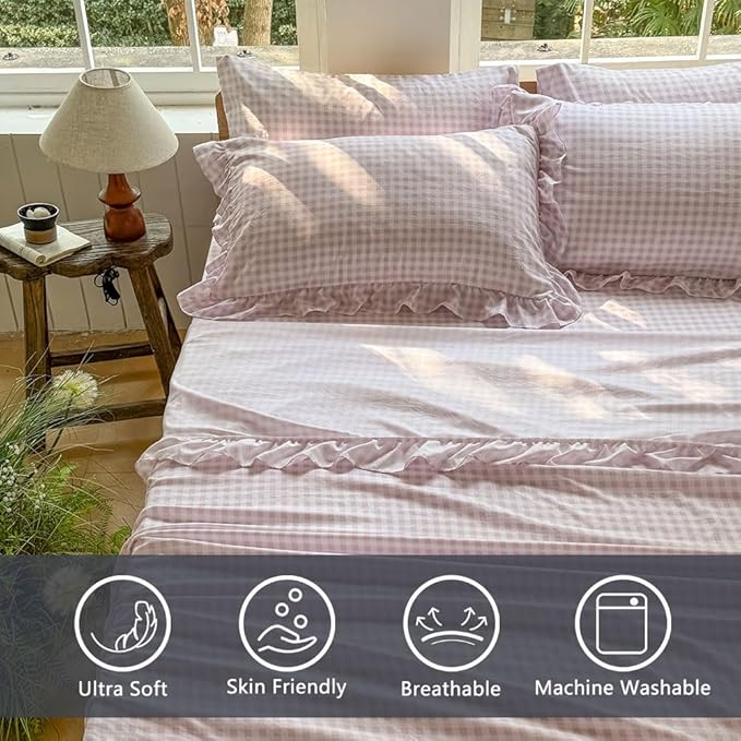 Microfiber Bed Sheet Set - King - 4 Piece