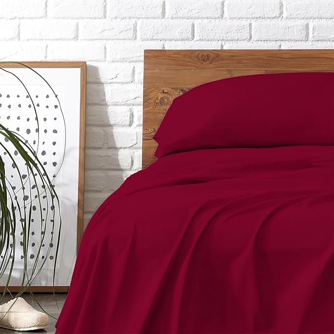 Linen Cooling Bed Sheet Set - Twin - 16 in Deep Pocket - 3 Piece