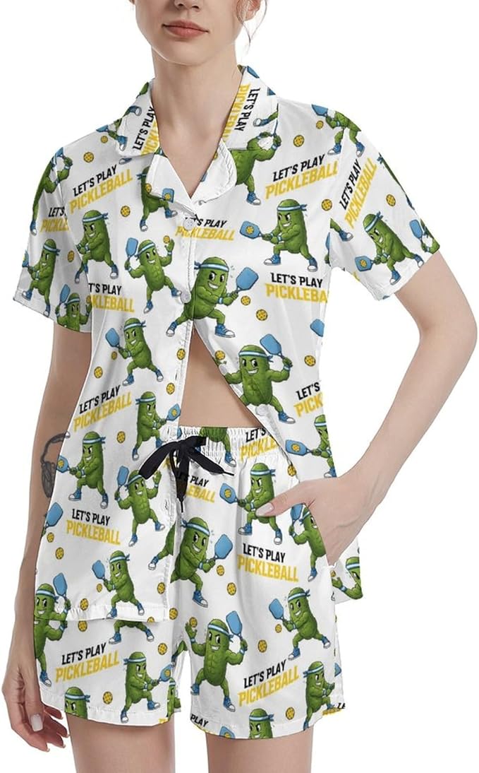 Women's Pajama Set - Short Sleeve - 2 Piece