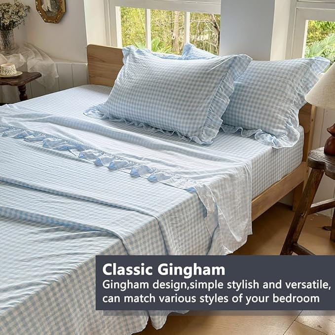 Microfiber Bed Sheet Set - Full - 4 Piece
