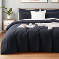 Linen Duvet Cover Set - King - 3 Piece