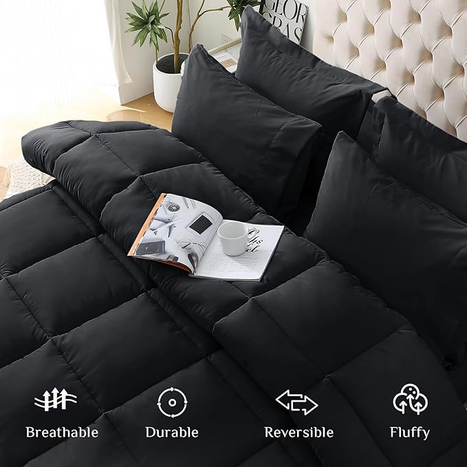 Down Alternative Comforter Set - Full - 7 Piece
