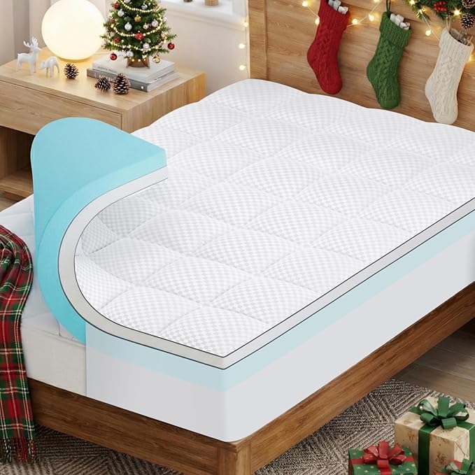 Memory Foam Cooling Mattress Topper - Twin XL