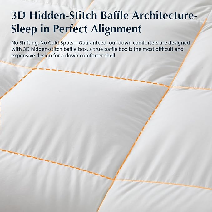 Duvets Down Comforter - Queen