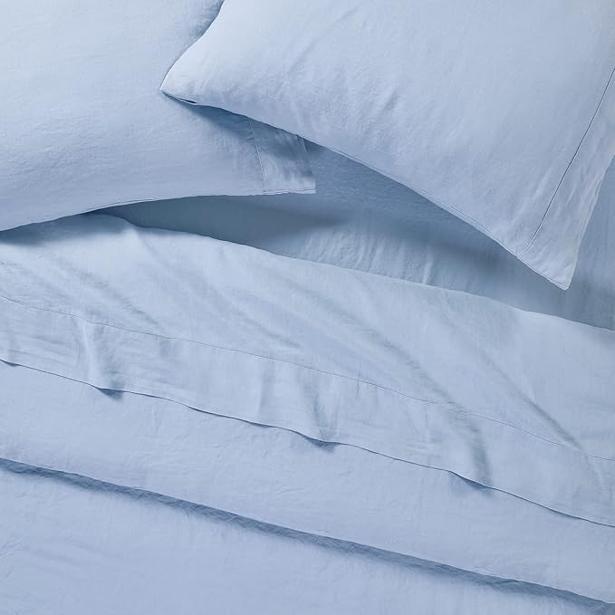 Linen Cooling Bed Sheet Set - Queen