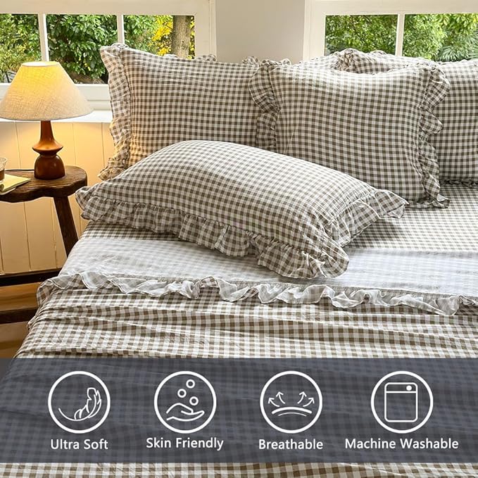 Microfiber Bed Sheet Set - Queen - 4 Piece