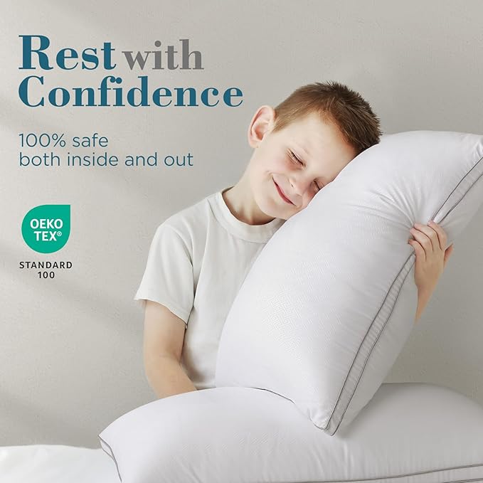 Down Alternative Cooling Bed Pillow - Standard - 2 Piece