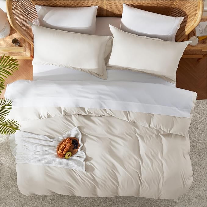 Duvet Cover Set - Full - 80 x 90 in - 3 Piece