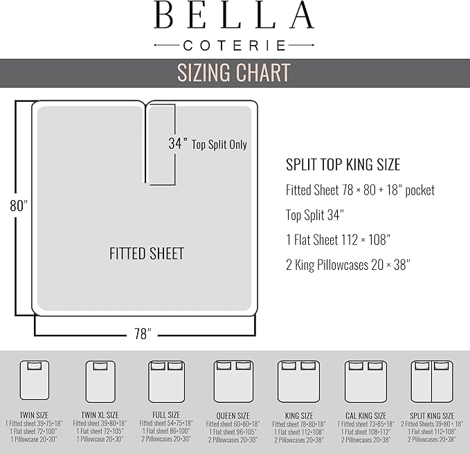 Bamboo Cooling Bed Sheet Set - King