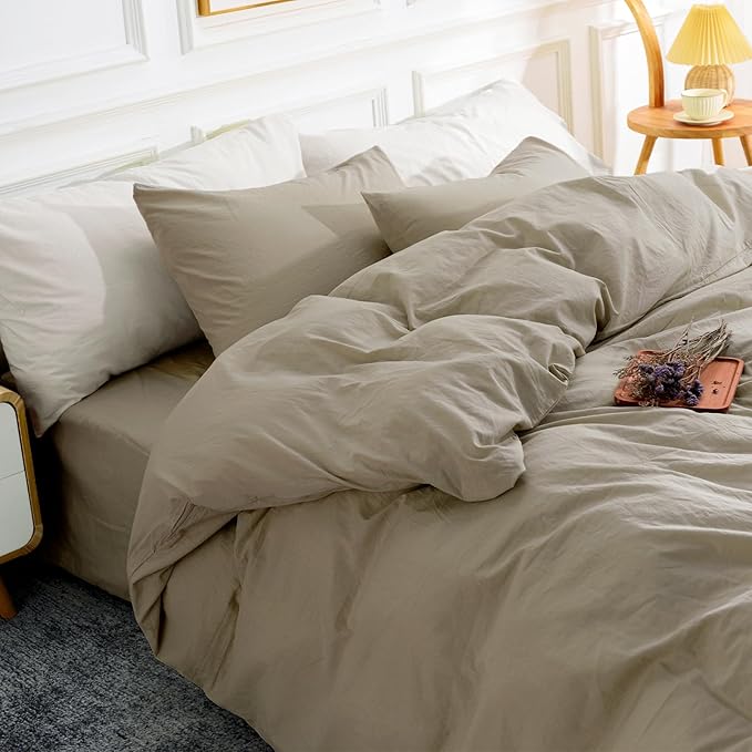 Linen Duvet Cover Set - Twin - 2 Piece