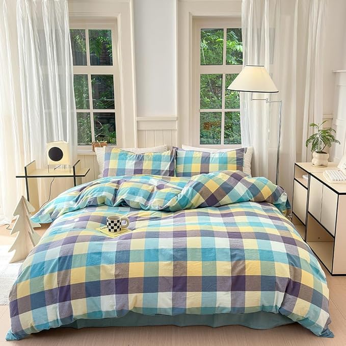 Linen Duvet Cover Set - Twin