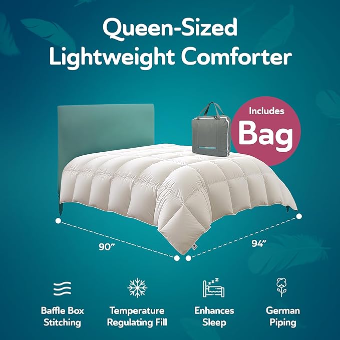 Microfiber Duvets Down Comforter - Queen