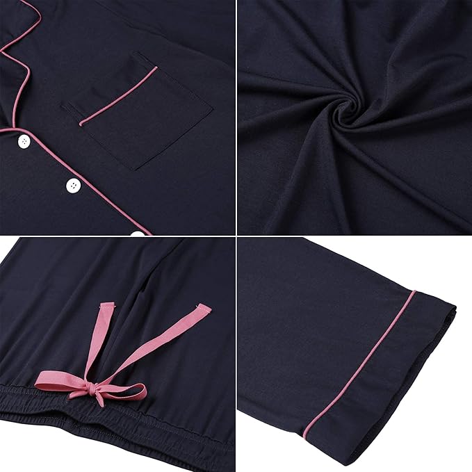Women's Pajama Set - Long Sleeve - 2 Piece