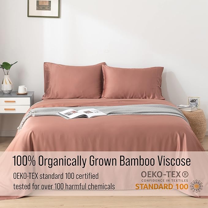 Bamboo Cooling Bed Sheet Set - Split King