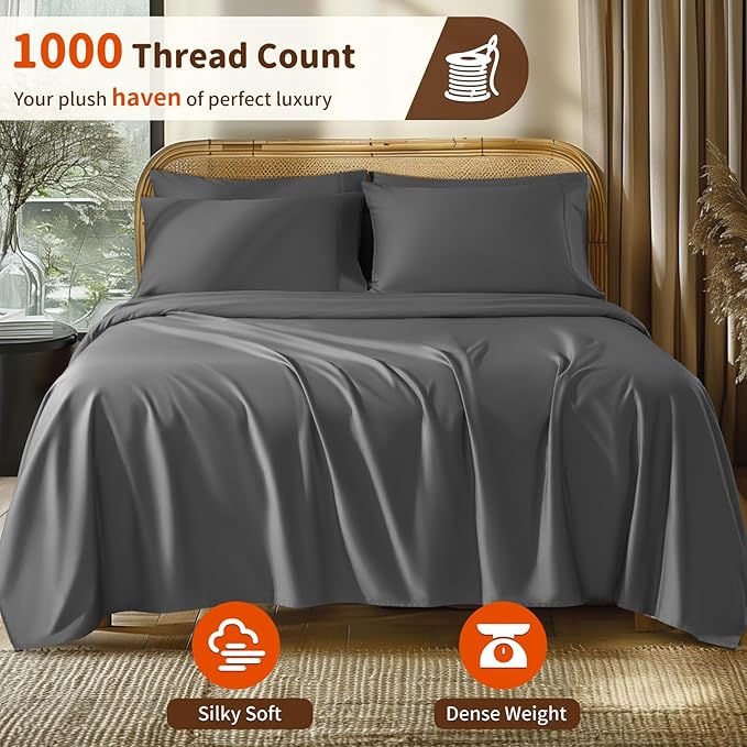 Bed Sheet Set - Queen - 6 Piece