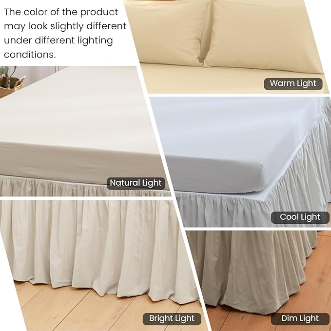 Linen Bed Skirt - Queen