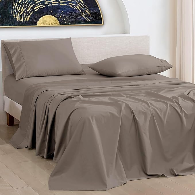Bed Sheet Set - California King - 16 in Deep Pocket - 4 Piece