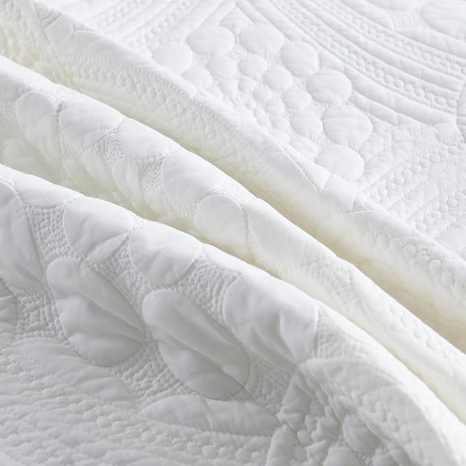 100% Cotton Quilt Set - King - 3 Piece