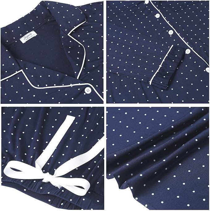 Women's Bamboo Cooling Pajama Set - Long Sleeve
