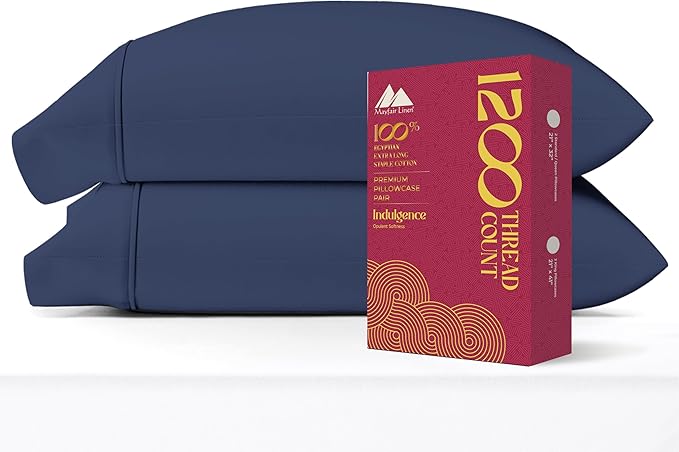 Linen Pillowcase Set - King - 2 Piece