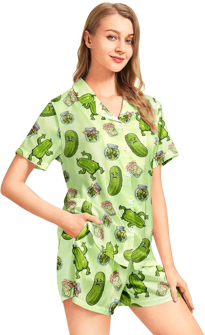 Women's Pajama Set - Short Sleeve - 2 Piece