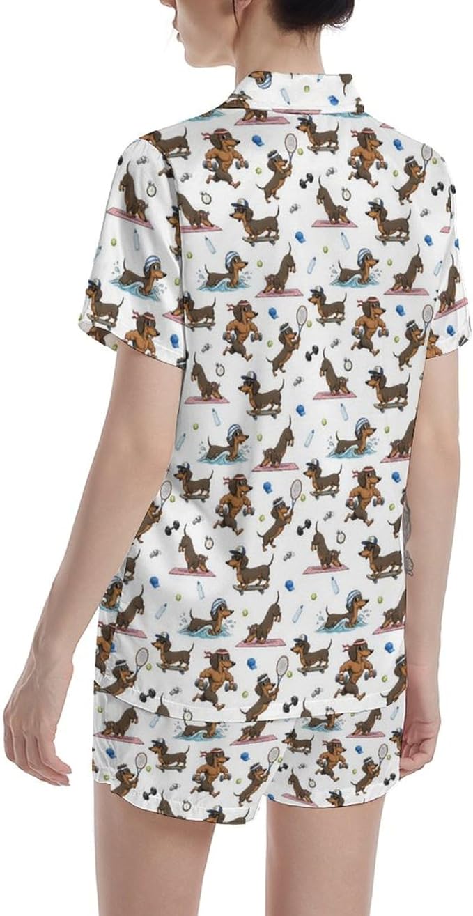 Women's Pajama Set - Short Sleeve - 2 Piece
