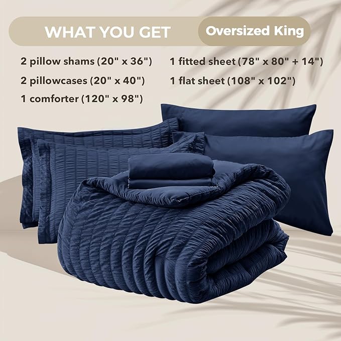 Comforter Set - King - 7 Piece