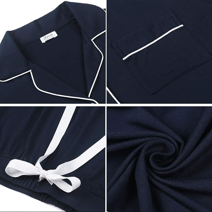 Women's Bamboo Cooling Pajama Set - Long Sleeve