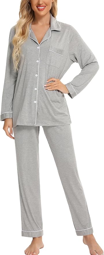 Women's Pants Pajama Set - Long Sleeve - 2 Piece