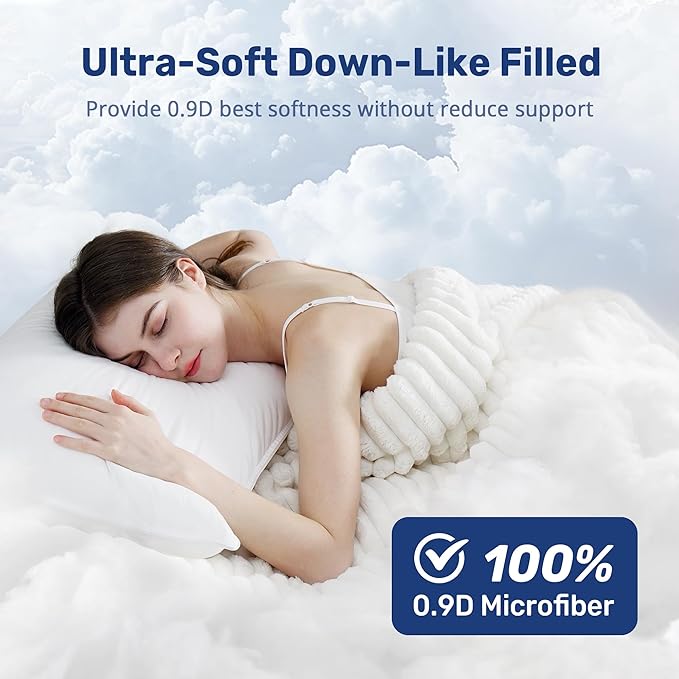 100% Cotton Bed Pillow - Standard - 2 Piece