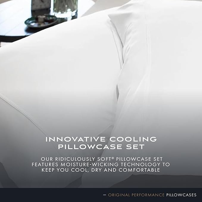Cooling Pillowcase Set - King - 2 Piece