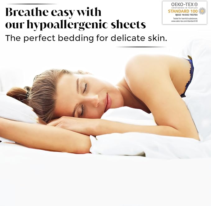 Bamboo Cooling Pillowcase Set - Queen - 2 Piece