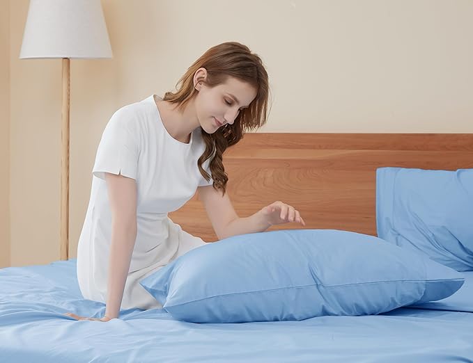 100% Cotton Pillowcase Set - King - 20 x 40 in - 2 Piece