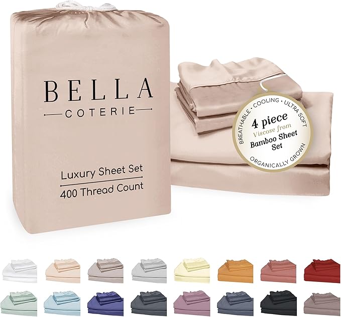 Bamboo Cooling Bed Sheet Set - King