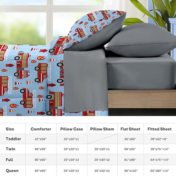 Comforter Set - Twin - 5 Piece