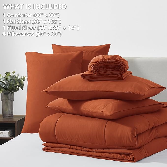 Comforter Set - Queen - 7 Piece