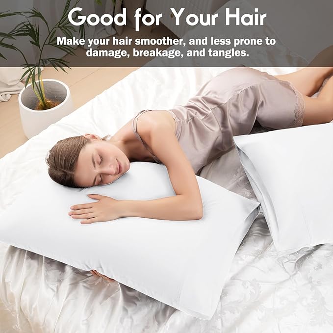 Bamboo Cooling Pillowcase Set - King - 2 Pack