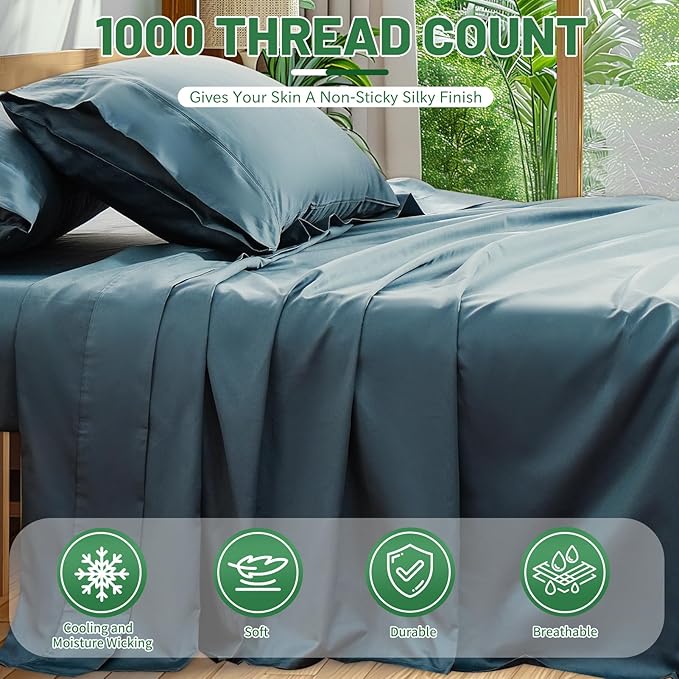 Bed Sheet Set - California King - 4 Piece