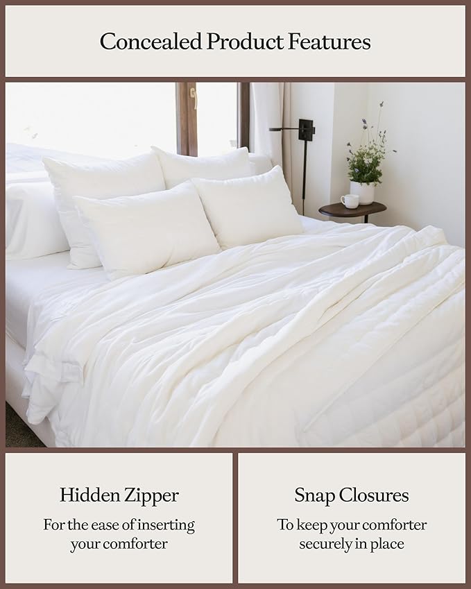 Bamboo Cooling Duvet Cover - Queen