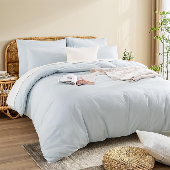 Linen Duvet Cover Set - Queen - 3 Piece